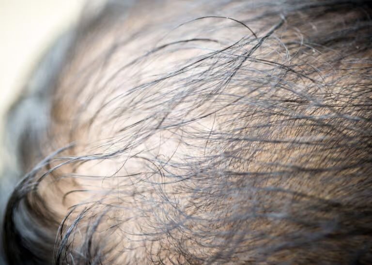 Hair thinning caused by hard water and chlorine